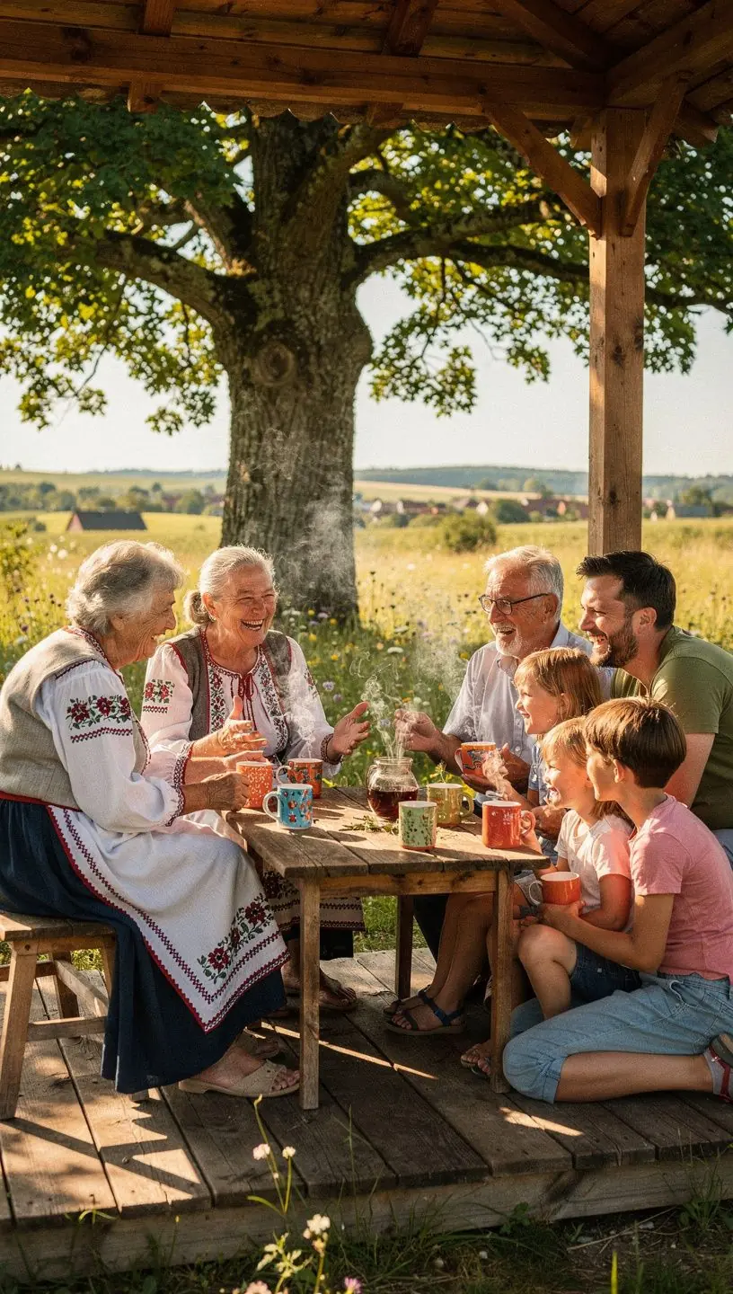 Feketeáfonyás zsályatea, amely gazdag gyümölcsös ízjegyekkel rendelkezik.