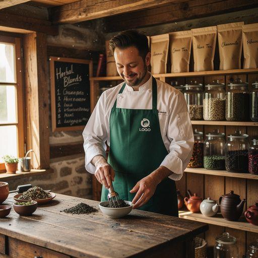 Fekete ribizli és zsálya levelek harmonikus keveréke egy csésze teában.